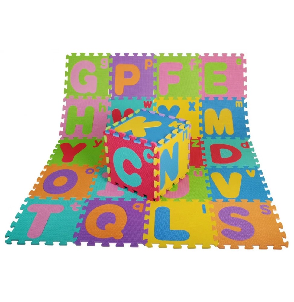 Foam Alphabet Puzzles for Kids 3+ with Mat