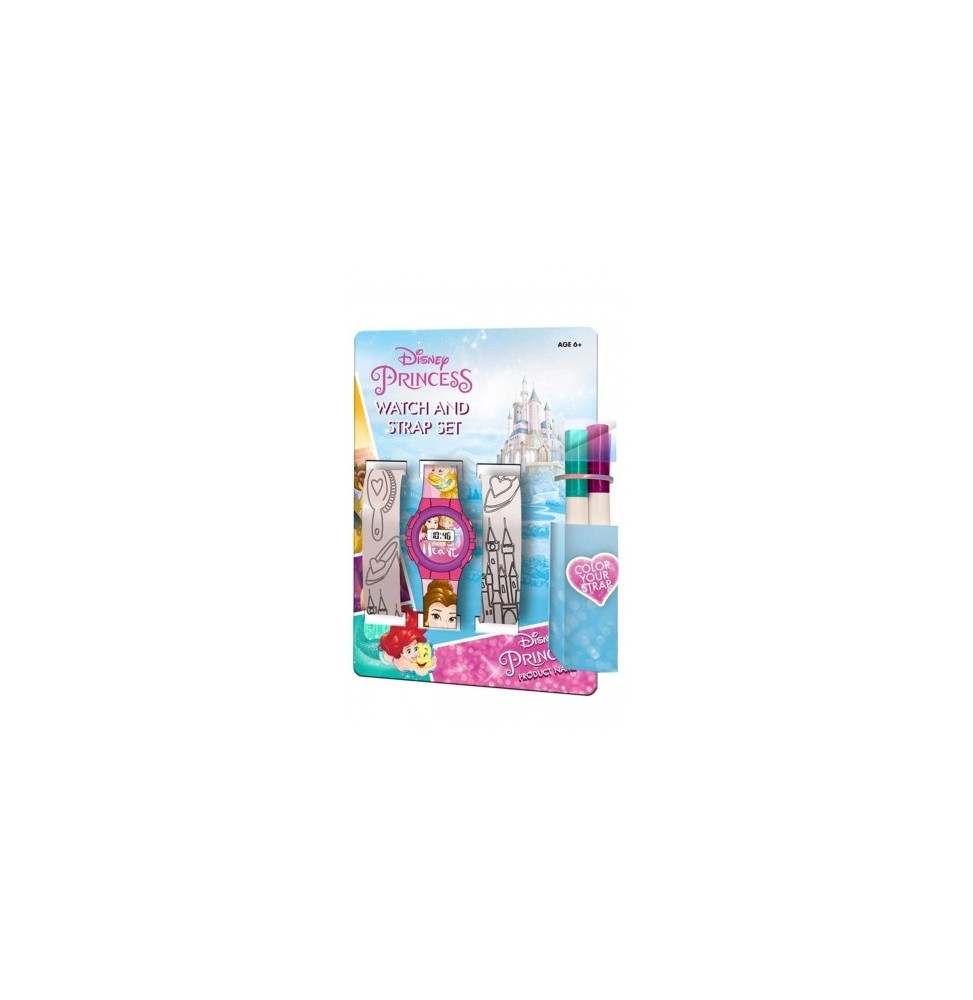 Disney Princess electronic watch with painting straps