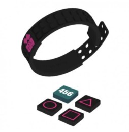 Creative Black Silicone Bracelet by Pixie Crew