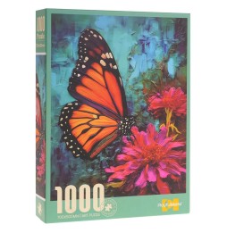 Puzzle 1000 elementów motyl kolorowy