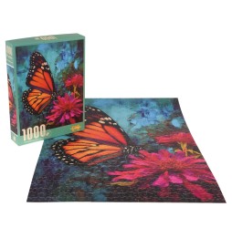 Puzzle 1000 elementów motyl kolorowy