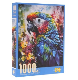 Puzzle 1000 elementów kolorowa papuga