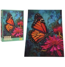 Puzzle 1000 elementów motyl kolorowy