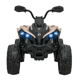 Quad Maverick ATV Khaki - vehicul rezistent pentru copii