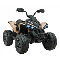 Quad Maverick ATV Khaki - vehicul rezistent pentru copii