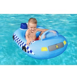 Inflatable Police Car Raft for Kids 97x74 Bestway