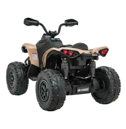 Quad Maverick ATV Khaki - vehicul rezistent pentru copii