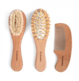 Filibabba zestaw pielęgnacyjny baby brush set dla niemowląt