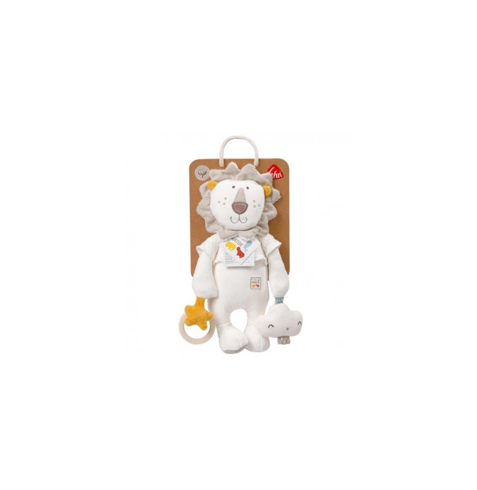 Eco Rattle Toy, Lion, Nature Collection