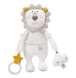 Eco Rattle Toy, Lion, Nature Collection