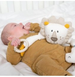 Eco Rattle Toy, Lion, Nature Collection