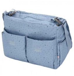 My Bag's Flap Bag Leaf Blue Diaper Bag