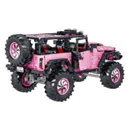 Pink Offroad Car Set 2471 Pieces