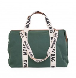 Childhome geanta mommy bag signature verde