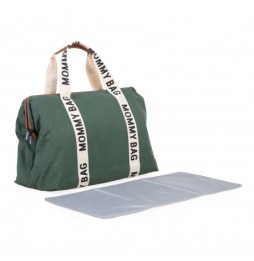 Childhome geanta mommy bag signature verde