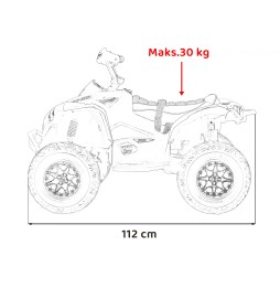 Maverick ATV Khaki - strong and durable children's vehicle