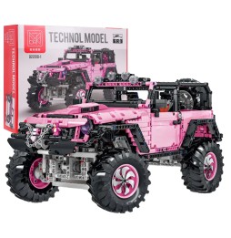 Pink Offroad Car Set 2471 Pieces