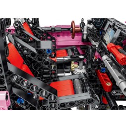 Pink Offroad Car Set 2471 Pieces