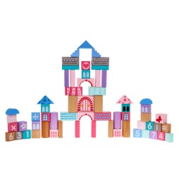 Wooden Princess Castle Block Set