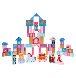 Wooden Princess Castle Block Set