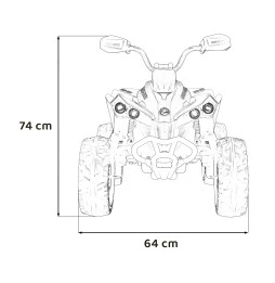 Maverick ATV Khaki - strong and durable children's vehicle