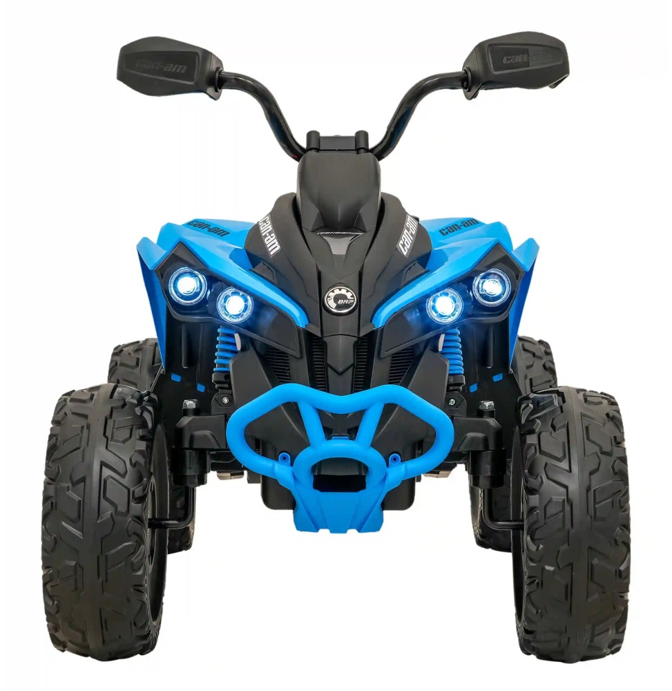 Blue Quad Maverick ATV with Audio and LED Lights