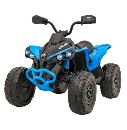 Blue Quad Maverick ATV with Audio and LED Lights