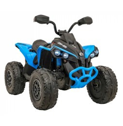 Blue Quad Maverick ATV with Audio and LED Lights