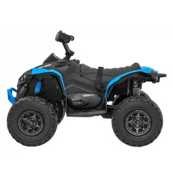 Blue Quad Maverick ATV with Audio and LED Lights