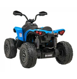 ATV Maverick quad albastru cu audio și LED