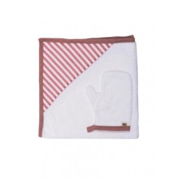 Baby Bites Hooded Towel 85 cm with Washcloth