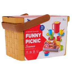 35-Piece Picnic Set for Young Children