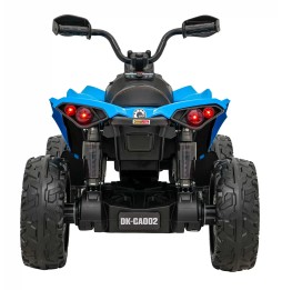 Blue Quad Maverick ATV with Audio and LED Lights