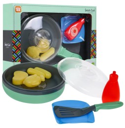 Interactive Frying Pan for Kids with Sound and Light Effects