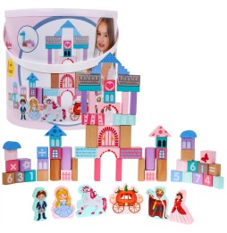 Wooden Princess Castle Block Set