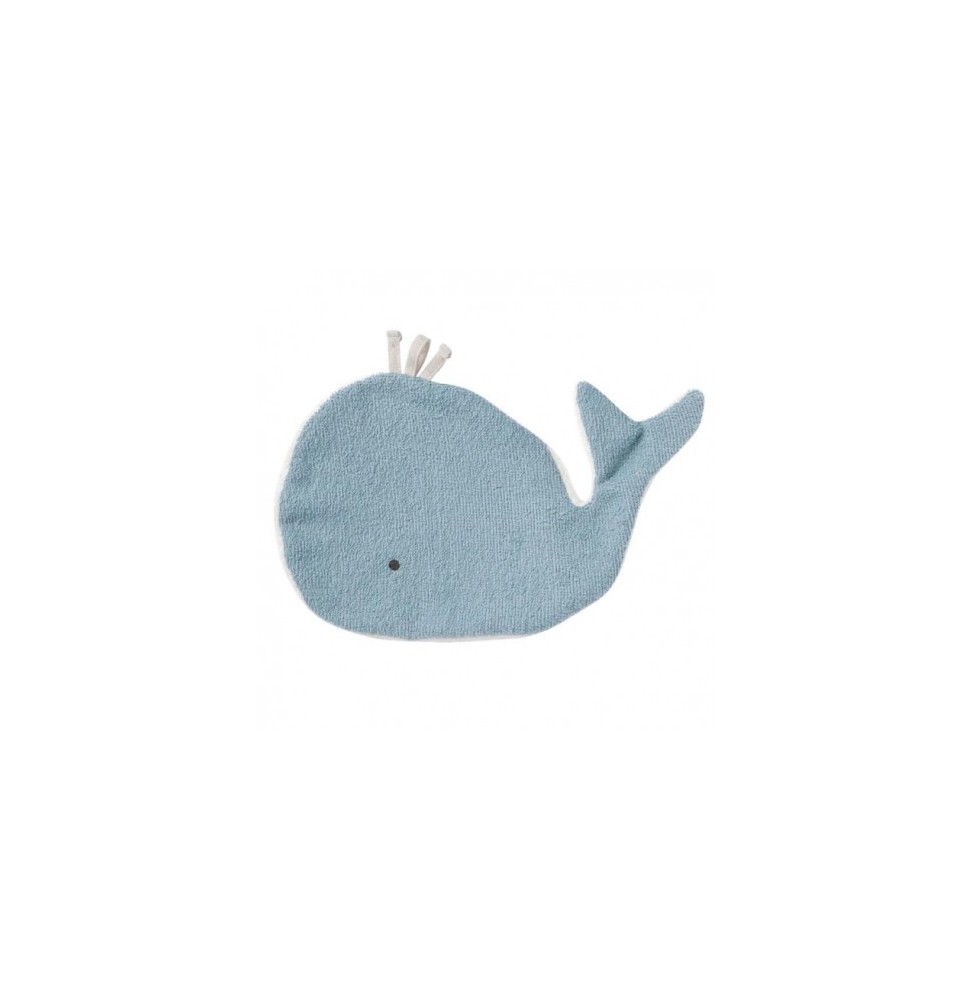 Hooded Towel and Washcloth, Whale