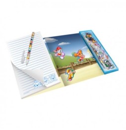 Creative Paw Patrol Set with Notebook and Magnets