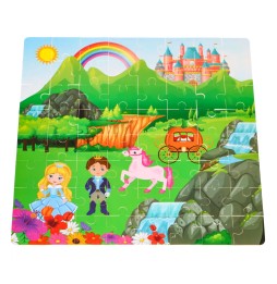 Wooden Princess Castle Block Set