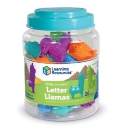 Llama Figurines for Learning Letters and Colors