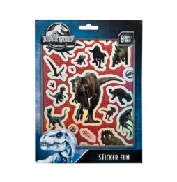 Metal and Paper Sticker Set - Dinosaurs