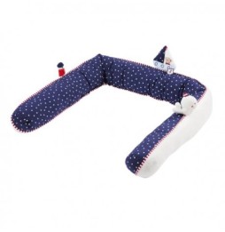 Snake-Shaped Crib Bumper from Swan Lake Collection