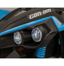 Blue Quad Maverick ATV with Audio and LED Lights