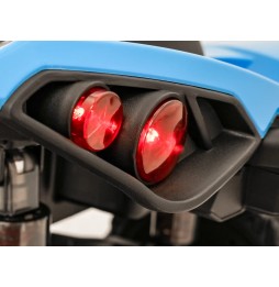 Blue Quad Maverick ATV with Audio and LED Lights