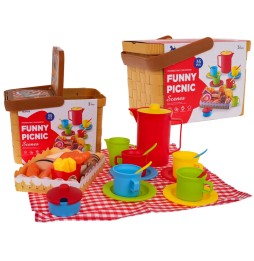 35-Piece Picnic Set for Young Children