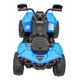 Blue Quad Maverick ATV with Audio and LED Lights