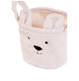 Childhome Plush Toy Bin - Teddy Bear