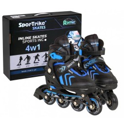 4in1 Kids Skates, Rollerblades, Ice Skates Blue