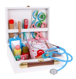 Set medical din lemn pentru copii 3+ cu accesorii