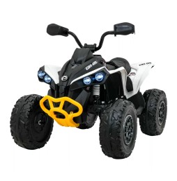 Quad Maverick ATV Alb – puternic și elegant pentru copii