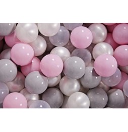 Set of 7cm plastic balls, 200 pieces